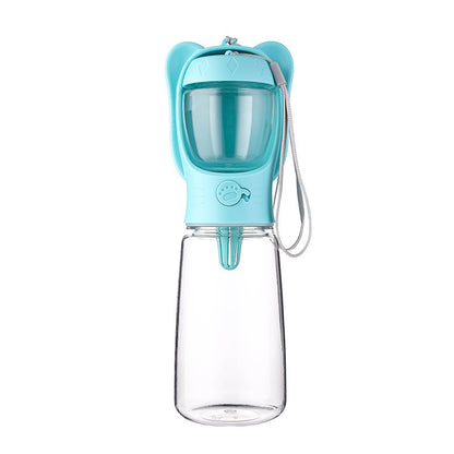 2-in-1 Portable Pet Water Bottle & Food Container - Travel Essential