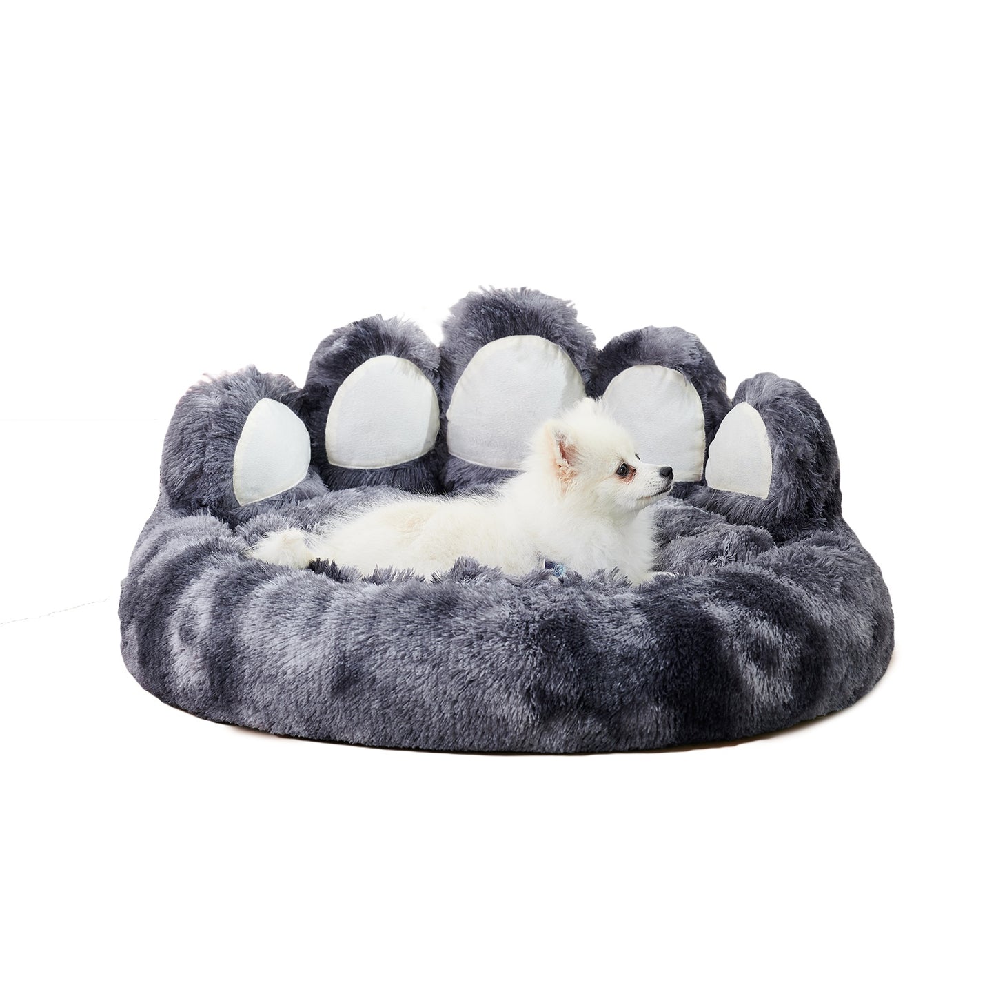 Adorable Bear Paw Pet Bed - Cozy Comfort for Small & Medium Dogs and Cats