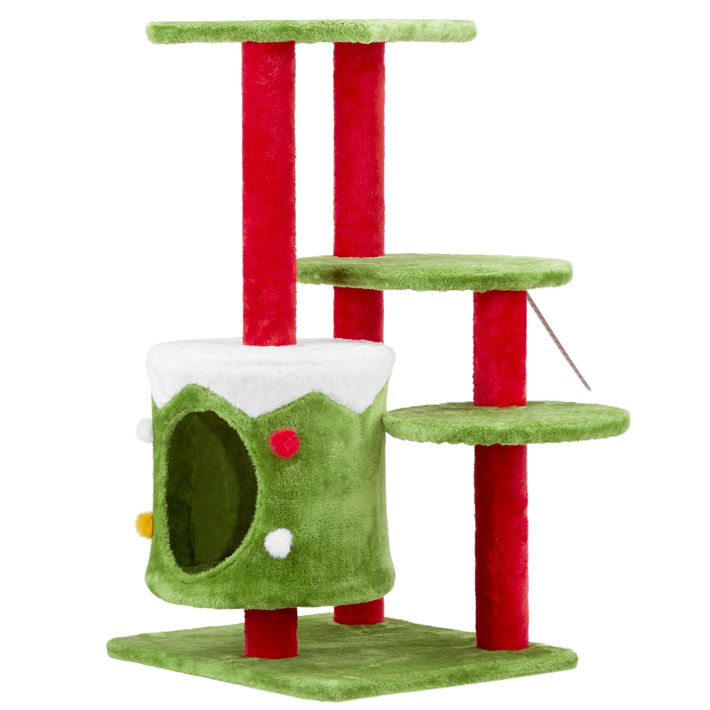 Multi-Level Cat Climbing Frame - Cat Tree Tower with Scratching Posts