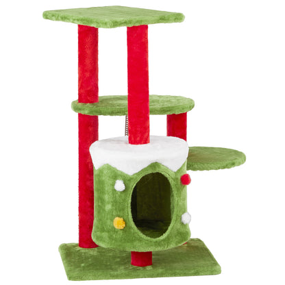 Multi-Level Cat Climbing Frame - Cat Tree Tower with Scratching Posts