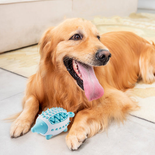 Durable Rubber Dog Ball Toy - Teeth Grinding & Cleaning for Puppies