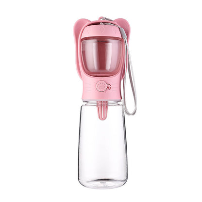 2-in-1 Portable Pet Water Bottle & Food Container - Travel Essential