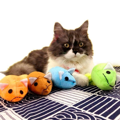 Realistic Long Tail Mouse Cat Toy - Interactive Hunting Play