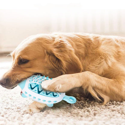 Durable Rubber Dog Ball Toy - Teeth Grinding & Cleaning for Puppies